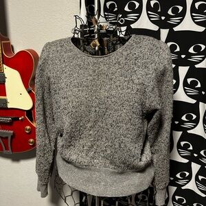 80s sweater with shoulder pads